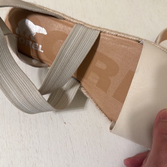 Sorel Women’s Ella II Espadrille Sandals / Size 10 / Color Chalk Cream / NWOT - Picture 4 of 7